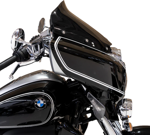 KLOCK WERKS Flare™ Windshield - 14-1/2" - Dark Smoke - BMW KWW-06-0608-DS
