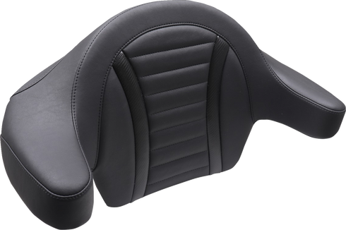 MUSTANG Deluxe Extended Passenger Arm Backrest - Black - Touring 88403