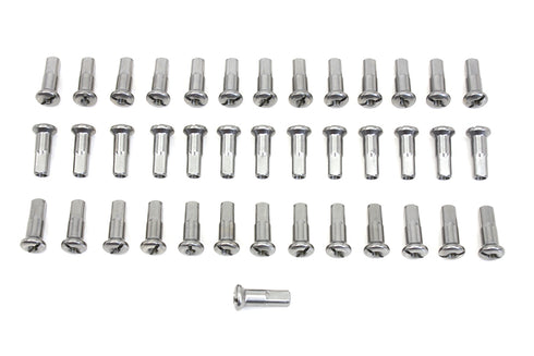 V-Twin Spoke 40 Piece Cadmium Nipple Set - 45-0160