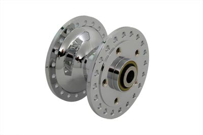 V-Twin Chrome Front Wheel Hub - 45-0297
