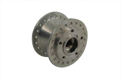 V-Twin Satin Front Wheel Hub - 45-0311