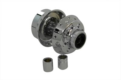 V-Twin Chrome Front Wheel Hub - 45-0329