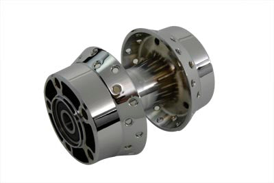 V-Twin Chrome Rear Wheel Hub 3/4 inch Bearings - 45-0332