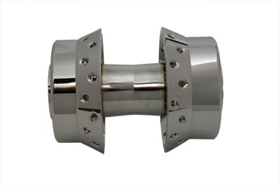 V-Twin Chrome Rear Wheel Hub 1 inch Bearings - 45-0333