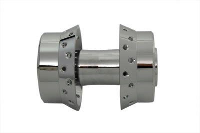 V-Twin Chrome Front Wheel Hub with 1 inch Bearings - 45-0336
