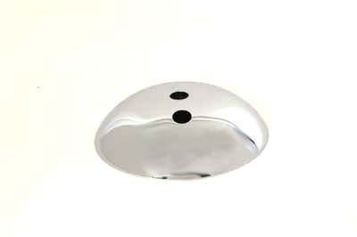 V-Twin Chrome Front Hubcap 8 inch Dresser - 45-0405
