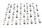 V-Twin Spoke 40 Piece Chrome Nipple Set - 45-0521