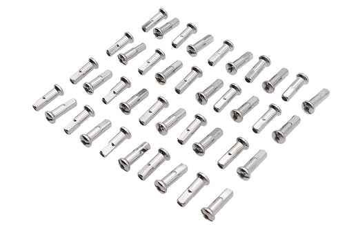 V-Twin Spoke 40 Piece Chrome Nipple Set - 45-0521