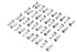 V-Twin Spoke 40 Piece Chrome Nipple Set - 45-0521