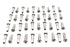 V-Twin Spoke 40 Piece Chrome Nipple Set - 45-0626