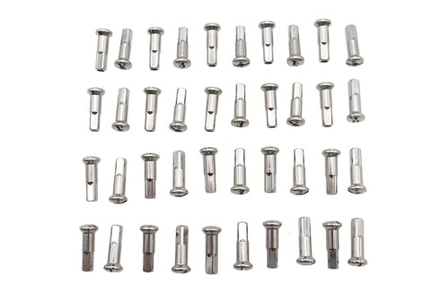 V-Twin Spoke 40 Piece Chrome Nipple Set - 45-0626