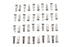 V-Twin Spoke 40 Piece Chrome Nipple Set - 45-0626