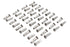 V-Twin Spoke 40 Piece Chrome Nipple Set - 45-0626