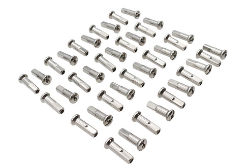 V-Twin Spoke 40 Piece Chrome Nipple Set - 45-0626
