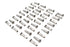 V-Twin Spoke 40 Piece Chrome Nipple Set - 45-0626