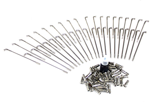 Buchanan Spoke Indian Stainless Steel 16 inch Spoke Set - 45-0678