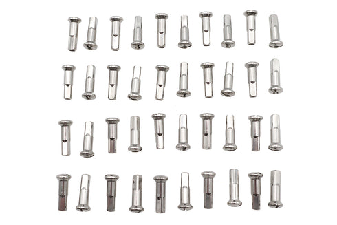 V-Twin Spoke 40 Piece Stainless Steel Nipple Set - 45-0680