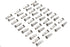 V-Twin Spoke 40 Piece Stainless Steel Nipple Set - 45-0680