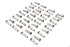 V-Twin Spoke 40 Piece Stainless Steel Nipple Set - 45-0680