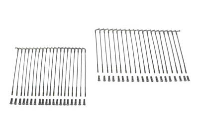 V-Twin Chrome 16 inch Spoke Set Twirled Type - 45-0703