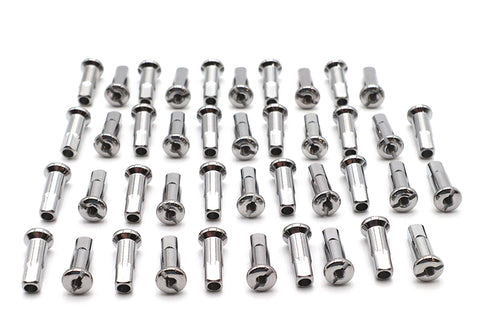 V-Twin Spoke 40 Piece Chrome Nipple Set - 45-0749