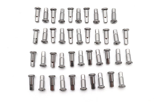 V-Twin Spoke 40 Piece Chrome Nipple Set - 45-0749