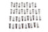 V-Twin Spoke 40 Piece Chrome Nipple Set - 45-0749
