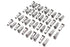 V-Twin Spoke 40 Piece Chrome Nipple Set - 45-0749