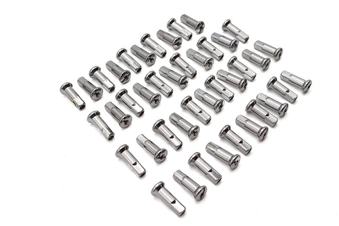 V-Twin Spoke 40 Piece Chrome Nipple Set - 45-0749