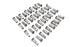 V-Twin Spoke 40 Piece Chrome Nipple Set - 45-0749