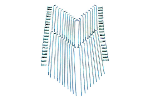 V-Twin Zinc Plated 18 inch Spoke Set - 45-0770