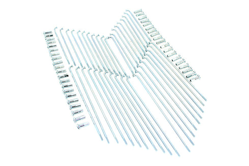 V-Twin Zinc Plated 18 inch Spoke Set - 45-0770