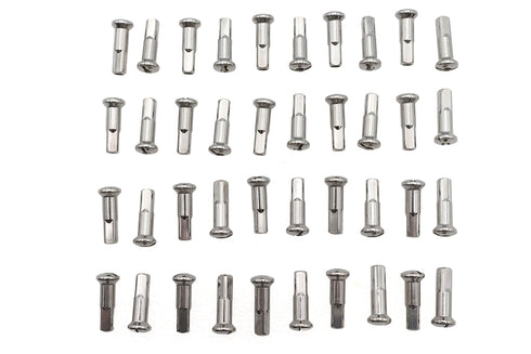 V-Twin Spoke 40 Piece Chrome Nipple Set - 45-0781