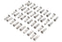 V-Twin Spoke 40 Piece Chrome Nipple Set - 45-0781