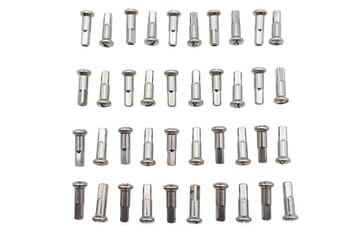 V-Twin Spoke 40 Piece Stainless Steel Nipple Set - 45-0782