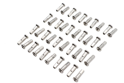 V-Twin Spoke 40 Piece Stainless Steel Nipple Set - 45-0782