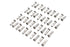 V-Twin Spoke 40 Piece Stainless Steel Nipple Set - 45-0782
