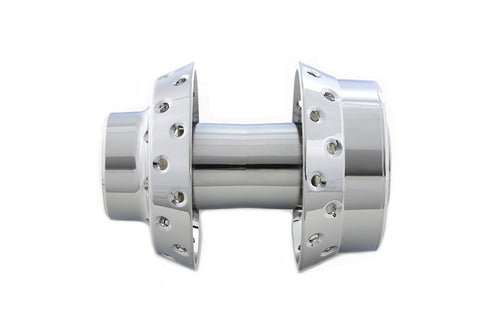 V-Twin Chrome Front Wheel Hub with 25mm Bearings - 45-0785