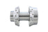 V-Twin Chrome Front Wheel Hub with 25mm Bearings - 45-0785