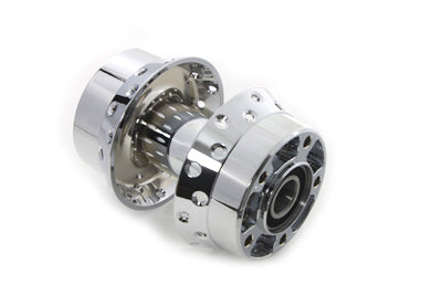 V-Twin Chrome Front Wheel Hub 25mm Bearings - 45-0786