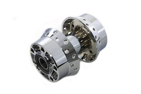 V-Twin Chrome Rear Wheel Hub 25mm Bearing - 45-0792