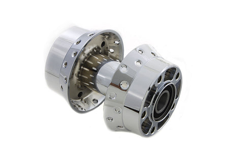 V-Twin Chrome Rear Wheel Hub 25mm Bearing - 45-0792