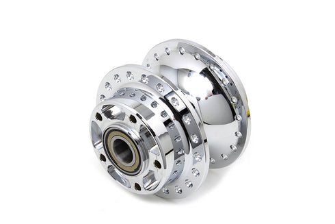 V-Twin Front Wheel Hub Chrome - 45-0811