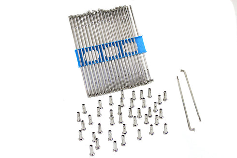 V-Twin VL Nickel Plated 18 inch Spoke Set - 45-0818