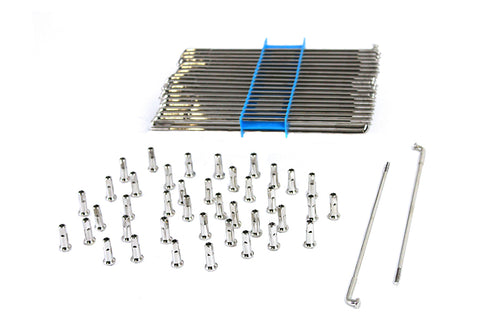 V-Twin VL Nickel Plated 18 inch Spoke Set - 45-0818