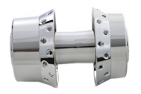 V-Twin Chrome Rear Wheel Hub 25mm Bearings - 45-0853