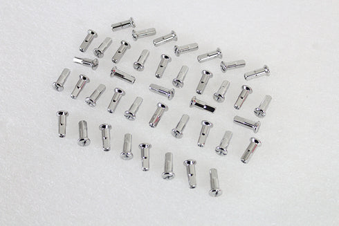V-Twin Spoke 40 Piece Stainless Steel Nipple Set - 45-0927