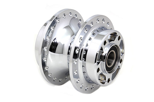 V-Twin Chrome Front Wheel Hub - 45-0958
