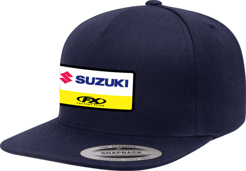 FACTORY EFFEX Suzuki Victory Snapback Hat - Royal Blue 28-86402