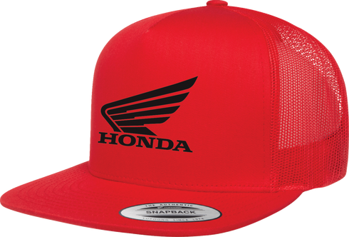 FACTORY EFFEX Honda Alpha Snapback Hat - Red 28-86300